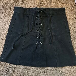 Forever 21 lace up skirt